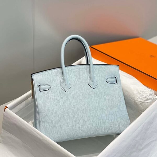 Replica Hermes Birkin Designer Tote Bag Togo Leather 28566 Blue Pale