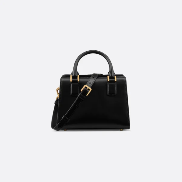 DIOR / SMALL BOSTON BAG Black Box Calfskin M8671UBEQ_M900
