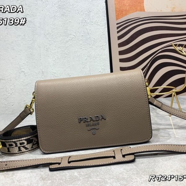 Prada renovate shoulder bag grey 55139 Size:24*15*10.5cm