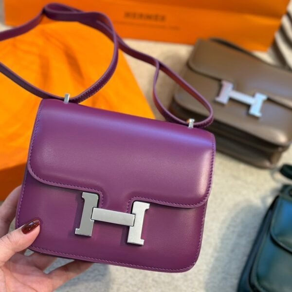 Hermès Constance cowhide leather size: 18*15cm8