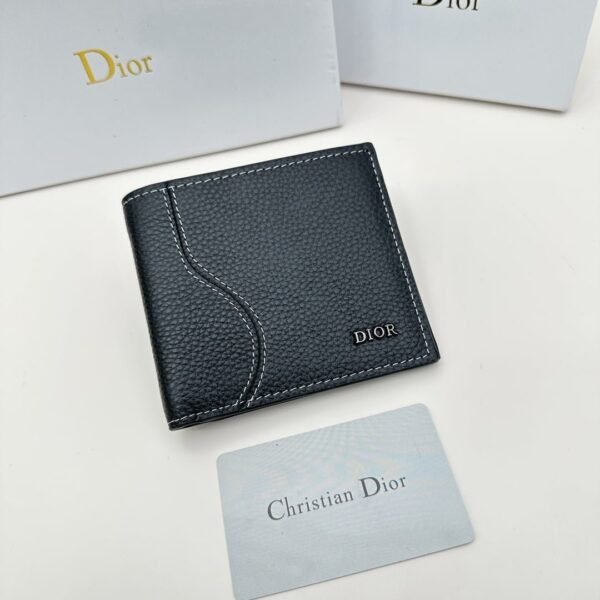 DIOR Short wallet Black Size: 11*10*5cm