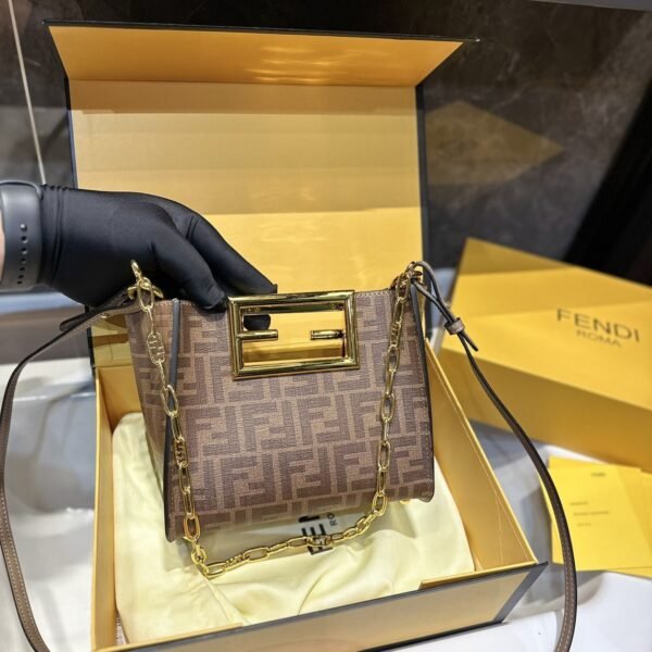 Fendi way Double F-buckle size: 20*9*17cm